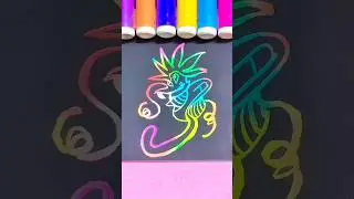 Rainbow Paper Drawings for Fun and Relaxation #shorts #magic #compose #art #cartoon #movie #music