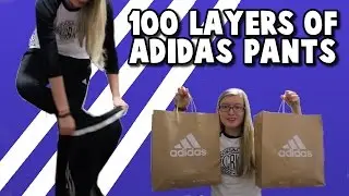 100 слоев брюк Adidas