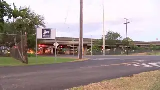 Woman&rsquo;s car plunges off freeway viaduct after being rear-ended