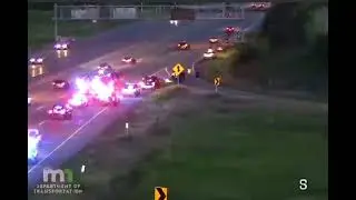 Motorcycle Crash on 35W in Burnsville Leaves One Injured