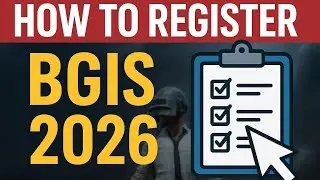 BGIS 2026 Registration Kaise Kare? | Step-by-Step BGMI Tournament Entry (Hindi)