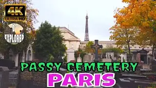 🇫🇷Passy Cemetery autumn scenery-Paris 2020 【4K】
