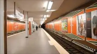U-Bahn Hamburg - U-Bahnhof Ritterstra&szlig;e U1