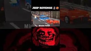 JEEP REVENGE 🗿🧬 IN DRIVING   #shorts #trending #memes