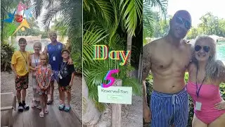 Day 5 - spend a day with us at Discovery Cove - private cabana - SeaVenture - dolphins - cocktails