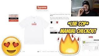 *LIVE COP* SUPREME SWAROVSKI WEEK9 SS19 *MANUAL CHECKOUT*