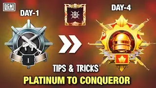 🇮🇳DAY 01 - GOLD / PLATINUM TO CONQUER BEST PLAYING STRATEGY & TIPS. SOLO CONQUEROR BEST TIPS TRICKS