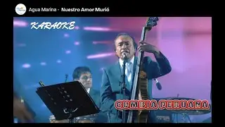 AGUA MARINA - NUESTRO AMOR MURIÓ (KARAOKE)