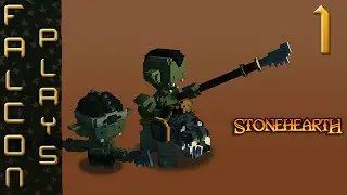 Stonehearth Gameplay - Slowpoke is Slow - Stonehearth Let's Play Ep 1