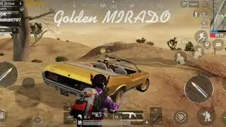 PUBG MOBILE GOLDEN MIRADO CAR