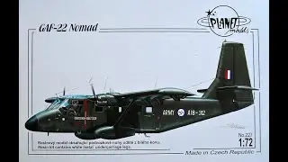 GAF-22 NOMAD 1:72 PLANET MODELS Scale Model Kit VIDEO REVIEW