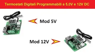Termostati Digitali Programmabili. Mod 12V:XH-W1209 / Mod 5V:XH-W0509.Caratteristiche e funzionalit&agrave;