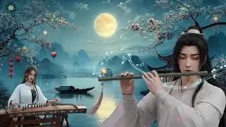 Chinese Zen Music: Bamboo flute, Erhu & Guzheng | Deep Relaxing Music @MoonlitMelodies-68s