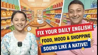 Daily Use English Sentences | Shopping, Food, Taste, Restaurant & Measurements | Learn English Fast