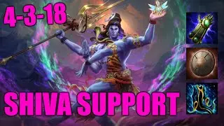 How did we even win this game, Shiva Support - Smite Grandmasters Ranked