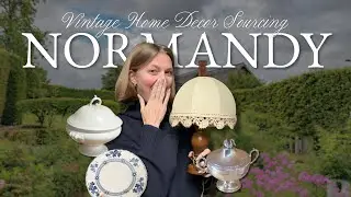 Come Vintage Decor Shopping With Me in France, Normandy | Antique Shops Around Rouen (Part 1)