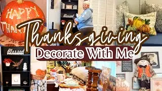 LOW INCOME LIVING/SMALL APARTMENT THANKSGIVING STYLE & DECORATE WITH ME/DonniceDale'sLivingSpace
