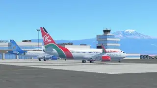35 Minutes of Plane Spotting at Kilimanjaro International Airport (HTKJ) - Infinite Flight Simulator