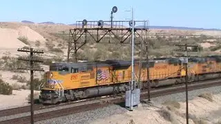 Railfanning in 480p! Lots of Trains on UP's Sunset Route in 2014!