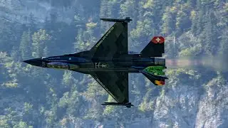 🇧🇪 F-16 Dream Viper 🐍 Tearing up the valley at ZigAirMeet [4K]