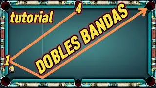 DOBLES BANDAS En 8 ball pool  A MAXIMA FUERZA Y CON GRAVEDAD✅