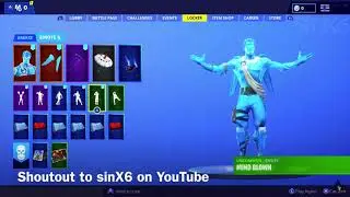 Frozen love ranger does all leaked emotes | fortnite Battle Royale | Yeety