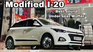 I20 modified | under seat Woffer | I20 seat cover | I20 upgrade headlights | Modified I20