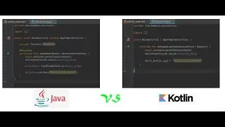 Android Studio Tutorial - Java vs Kotlin | Hello World