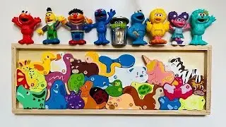 Sesame Street Toys Best Learning Video for Kids Alphabet Letter Sounds Animal Puzzle for Toddlers