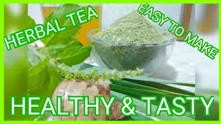 HOMEMADE HERBAL GREEN TEA
