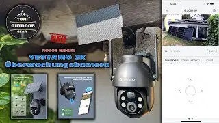 YESYAMO 2K WIFI AKKU Video &Uuml;berwachungskamera - Neues Model #yesyamo #kamera #ptz #camera #wifi