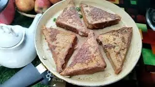 Last Breakfast of 2025: Legendary Egg Toast! 🏆| EGG TOAST WITH BREAD AND VEGETABLE