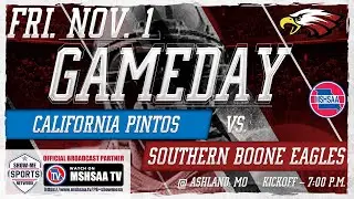 FB: Southern Boone County Eagles vs. California Pintos: 11/1/24: Broadcast #0664