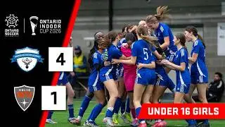 🏆 U16 GIRLS FINAL - HAMILTON UNITED ELITE SC VS MISSISSAUGA SOCCER ACADEMY - 2026 ONTARIO INDOOR CUP