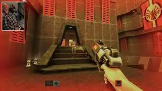 Quake II remaster played on Sony Playstation 5 Pro