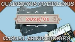 Urbansketching 🎨 sketchbook 2025/01. Cuaderno de dibujo urbano 2025/01