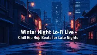 ❄️ Winter Night Lo-Fi Live – Chill Hip Hop Beats for Late Nights
