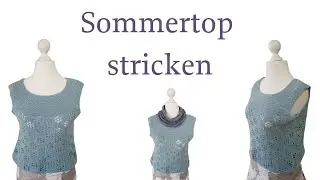 Strickset Sommertop Mandarin Petit von Caf&eacute; Eigenwerk