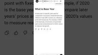What is Base Year?