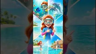 WOW! 🌴 Luna in the Maldives 🌊 | Kids Travel Song | 3D Cartoon Animation Short