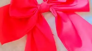 Fabric bows Diy . How to make fabric bows #youtubevideo 😍🥰