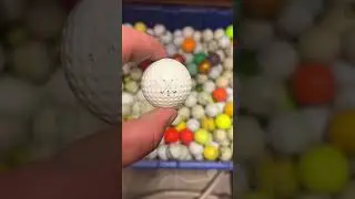 Can You Identify This Vintage Golf Ball? 🧐⛳ No Logo, No Brand! #golfballhunt #vintagegolfball  #golf