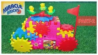 How To Make Moving CAR 🚗 With Miracle Bricks -Part 2 I Gear Toy for Kids I Learning I Play I Fun Toy