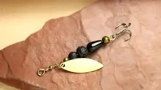 Making a Lava Rock Inline Spinner Fishing Lure