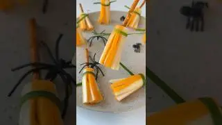 🧹Witchy #Cheese Broomsticks 🎃 Adorable #HalloweenTreats They&rsquo;ll Love! #halloween #halloweenrecipes