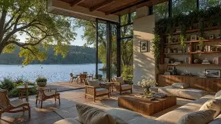 Relaxing Jazz Background Music - Spring Jazz Cozy Coffee Shop Ambience For Study, Work, Relax