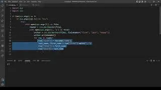 Scourgify -Problem Set 6 (CS50's Introduction to Programming with Python)
