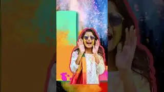 Do me a favor, let's play Holi💝 | #Holi Template | #ForU