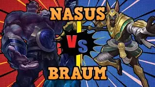 🔥 LEAGUE OF LEGENDS OFF META SUPPORT 🔥 | 🐕&zwj;🦺 NASUS VS BRAUM ❄️ | 🏆 PLATINO II 🏆