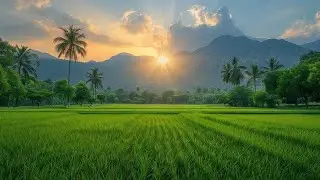 🌿 1 HOUR OF RELAXING GRASS FIELD WIND ASMR 💨🌾SOFT WHISPERS &bull; NATURAL CALM &bull; PEACEFUL ESCAPE 🧘&zwj;♂️🎧